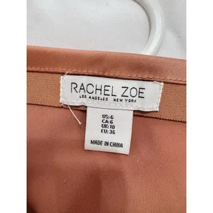 Rachel Zoe Satin Slip Midi Skirt Size 6 Bronze Copper Bias Cut thumbnail 4
