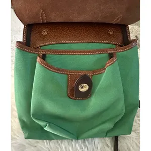 Dooney & Bourke Alto Small Nylon/Leather Crossbody Saddle‎ Crossbody Purse Bag thumbnail 13