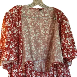 SheIn Boho Style Front Tie Shorts Jumpsuit thumbnail 2