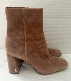 Sam Edelman Codie boots suede ankle brown square toe boots size 6 thumbnail 1