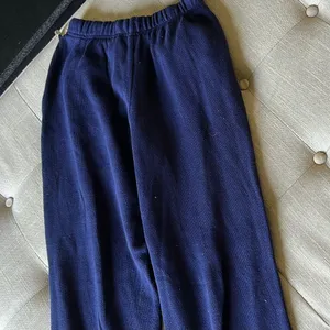 Basic Editions 100% Cotton Navy Blue Drawstring Sweatpants Size Small thumbnail 7