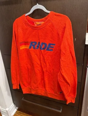 Aviator Nation Ride Logo Crew Sweatshirt women's xxl thumbnail 1