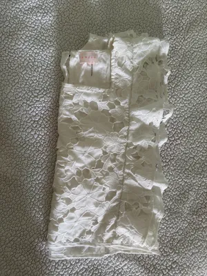 Entro White lace top thumbnail 7