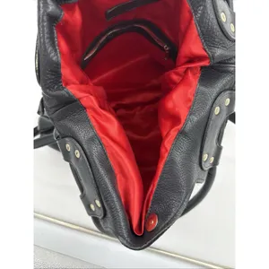GG Boss Black Leather Large Hobo Bag Vintage Y2K thumbnail 8