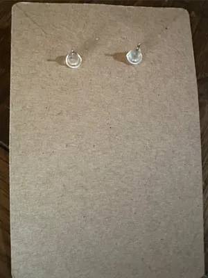 Handmade Cute Halloween Ghost, Pumpkin & Black Bows Dangle Earrings thumbnail 2