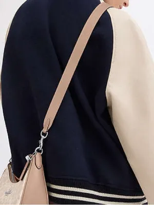 Coach Reversible Strap Silver/Sand/Taupe thumbnail 3