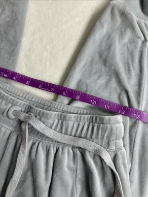 Offline aerie Light Gray Velour Jogger Pants Size XS thumbnail 6