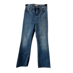 madewell Curvy Cali Demi-Boot Crop Jeans size 23 Blue thumbnail 4