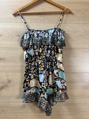 Women’s Victoria’s Secret Floral Black Playsuit Small thumbnail 6
