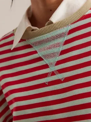 Free people Classic Striped Crew sweater thumbnail 4