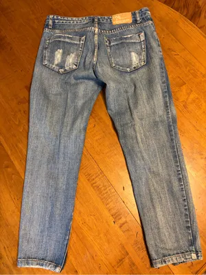 One Teaspoon Freebirds Jeans 28 Distressed Ankle Zip Skinny Denim thumbnail 6