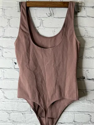 Wilfred Free Aritzia classic brown body suit medium thumbnail 5
