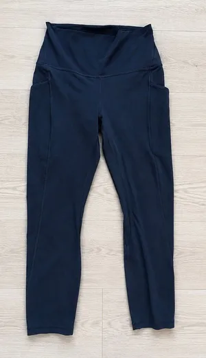 Lululemon Wunder Train Black High-Rise Yoga Pocket Athletic Leggings 6 thumbnail 1