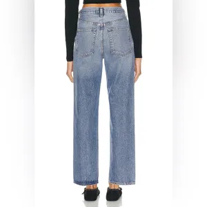 Agolde Fold Wide Leg Jeans in Navigate Size 25 Denim thumbnail 3