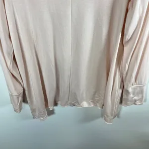 Lemon Vanilla Cream Sherpa Lined Zip Up Hoodie Jacket NWT‎ LL-0012 Pink Large thumbnail 11