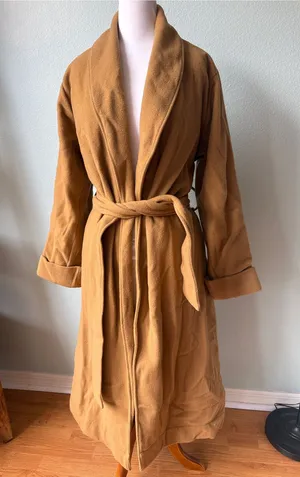 Orvis Wool Trench Coat Size Medium thumbnail 1