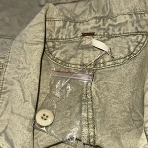 NWOT Free People rhodes chino coverall - moss stone Medium thumbnail 9