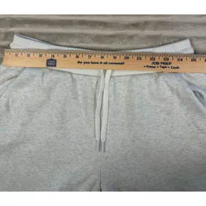 Athleta Jogger Pants Womens M Gray Sweatpants Zip Ankle Athleisure Lounge thumbnail 3