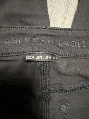American Eagle Next Level Stretch High Rise Button Fly Distressed Skinny Jeans 8 thumbnail 4