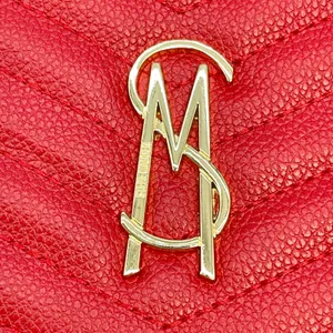 Steve‎ Madden Crossbody Bag Quilted Faux Leather Gold Chain Strap Going Out Chic thumbnail 6