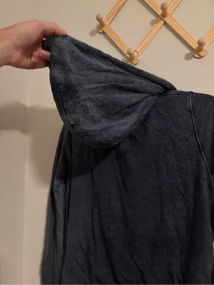 Sundry by Anthropologie Navy Blue Full Zip Hoodie size 1 (small) thumbnail 8