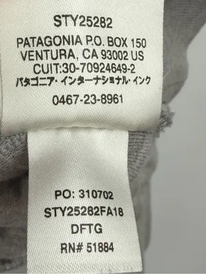 Patagonia Organic Cotton Quilt Snap-T Pullover Women’s Small Drifter Grey thumbnail 8