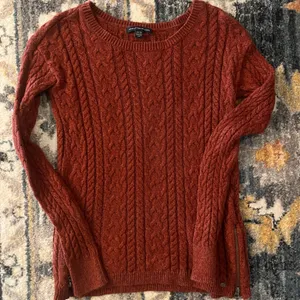 American Eagle‎ Sweater Y2K Size XS Wool Blend Knit Zipper Detail thumbnail 1