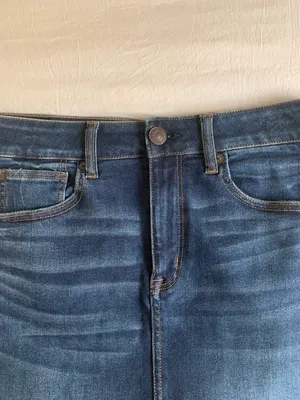 Denim High Rise Mini Skirt thumbnail 2