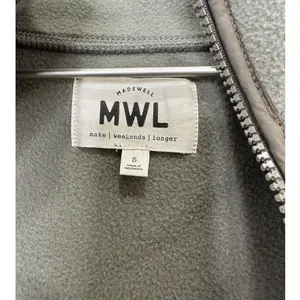 Madewell MWL Betterfleece Zip Quilted-Pocket Jacket Size Small thumbnail 3