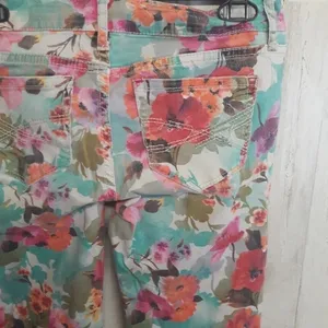 Aeropostale Floral Ultra Skinny Blue Jeans Ashley Pants 4 v6x thumbnail 3