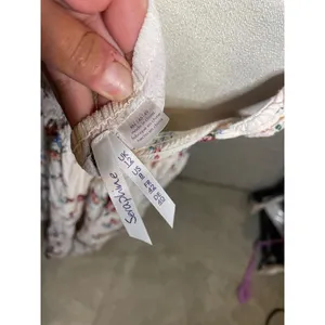 Seraphine Maternity Off White Floral Tula Shirred Tiered Midi Dress‎ Size 8 thumbnail 4