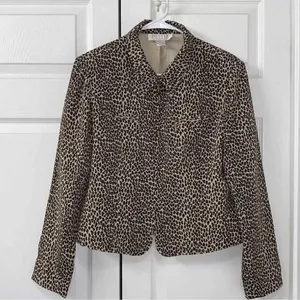 Petite Sophisticate Skirt Brown & Tan Set(Size Medium) thumbnail 3