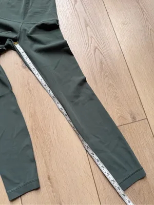 Lululemon Align High-Rise Pant 25" Dark Forest Sage Green Size 2 thumbnail 9