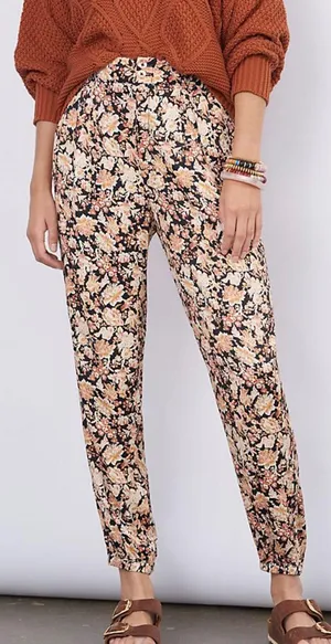 NWT $128 Coral Diandra Pleated Joggers 10 thumbnail 1
