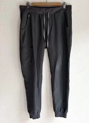 Figs Zamora Jogger Scrub Pants Charcoal Gray Sz Large Tall thumbnail 1