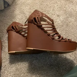 Torrid wedge sandal tall brown size 10w neutral thumbnail 8