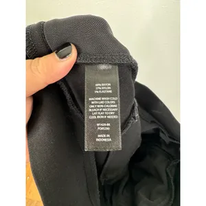 Betabrand Dress Pant Yoga Pants Black Straight‎ Leg Work Trousers Womens Size M thumbnail 4