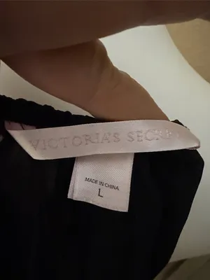 Victoria's Secret Black Lace & Chiffon Babydoll thumbnail 2