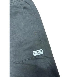 Divided Wide Leg Loose Fit Smocked Sweat Shorts Dark Heather Grey Size Small thumbnail 2