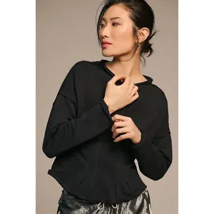 Pilcro Anthropologie Corset Sweatshirt Sweater Small Organic Cotton #1000 thumbnail 10