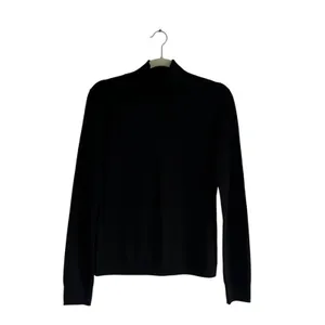 NWT J. Crew Carolyn Turtleneck in Merino Wool Fitted Sweater Black Size Small thumbnail 2
