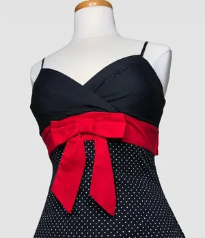 Black And Red Dress thumbnail 5