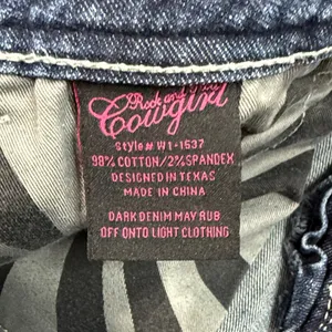 Rock & Roll Women's Dark Blue Boot Cut Jeans Size 31 thumbnail 8