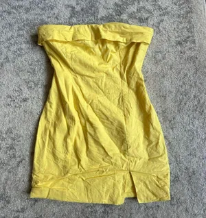 American Threads Yellow Strapless  Dress thumbnail 1