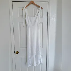 Show Me Your Mumu‎ Garden Midi Dress XS White thumbnail 4