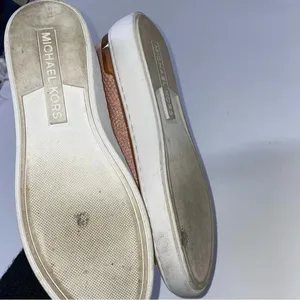 MICHAEL Michael Kors Women's Skyler Slip-On Sneakers Rose Gold Size 9 thumbnail 6