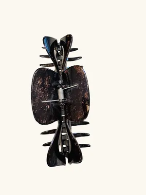 Oversized Tortoise Brown Acrylic Hair Claw Clip Large French Jaw Hair Accessory thumbnail 4