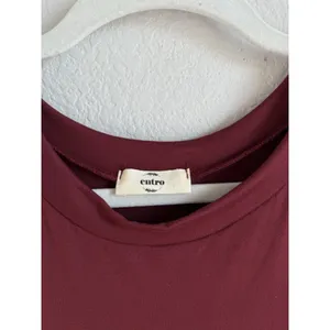 Entro Women’s‎ Tiered Merlot Babydoll Ruffle Short Sleeve Mini Dress Size Small thumbnail 10