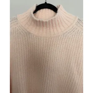 Pilcro Dawn Mock-Neck Chunky Sweater Cream/Peach Women's Size Large thumbnail 3