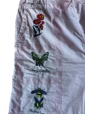 Anthropologie LyreBird Embroidered Bermuda Shorts thumbnail 5